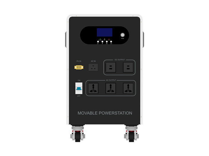 LCM3600 Eco Type Movable Powerstation 25.6V 100AH 135AH